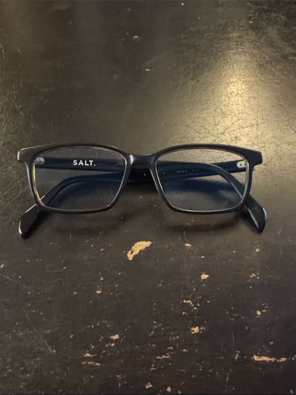 SALT Alex glasses frames (black/tortoiseshell)
